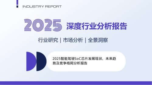 2025智能驾驶SoC芯片发展现状、未来趋势及竞争格局分析报告（23页）.pdf附下载-DAJI